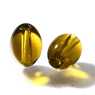 K9 Glass, Imitation Austrian Crystal Beads, Oval, Faceted, Goldenrod, 11x8mm, Hole: 1.8mm(GLAA-R003-01H)