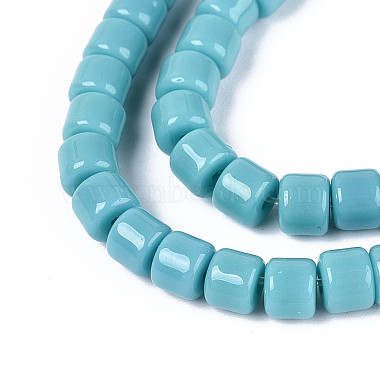 Opaque Solid Color Glass Beads Strands(GLAA-N065-4x4mm-C08)-3