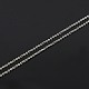 Anti-Tarnish Trendy Unisex Rhodium Plated 925 Sterling Silver Cable Chains Necklaces(STER-M034-A-07)-4