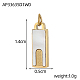 304 Stainless Steel Shell Pendants(STAS-OY004-91G)-2