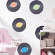 4 Sheets 4 Colors Square Plastic Vinyl Records Waterproof Decorative Stickers(DIY-WH0349-146)-7
