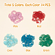 unicraftale 70pcs 5 couleurs 430 pendentifs chaton en acier inoxydable(STAS-UN0027-01)-4