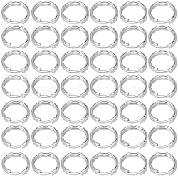 500Pcs 304 Stainless Steel Split Rings, Double Loops Jump Rings, Stainless Steel Color, 6x1mm, Inner Diameter: 5mm(STAS-SP0001-66E)