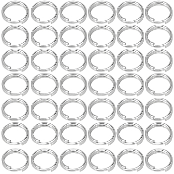 500Pcs 304 Stainless Steel Split Rings, Double Loops Jump Rings, Stainless Steel Color, 6x1mm, Inner Diameter: 5mm