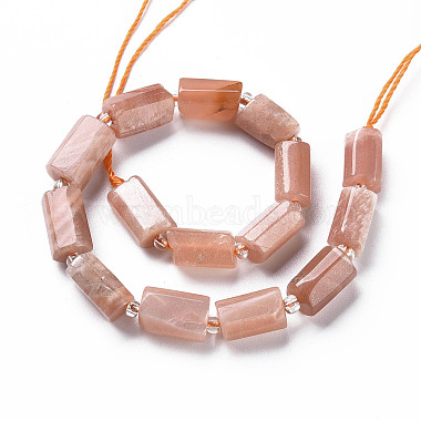 Natural Sunstone Beads Strands(X-G-S345-8x11-011)-2