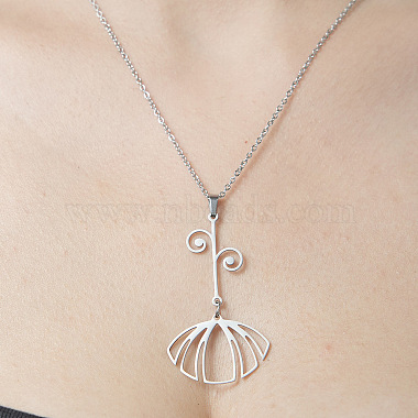 Leaf 201 Stainless Steel Necklaces