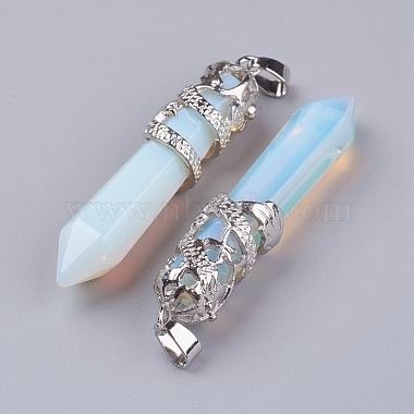 Opalite Big Pointed Pendants(G-G738-A-13)-2