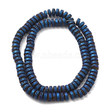 Electroplated Natural Lava Rock Beads Strands(G-Q1009-F01-01A)-2
