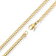 Men's 201 Stainless Steel Cuban Link Chain Necklace(NJEW-N050-A06-3-40G)-2