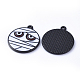 Gunmetal Plated Alloy Enamel Pendants(ENAM-D040-D01-B)-2