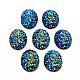 Electroplate Druzy Resin Cabochons(X-CRES-T012-08B)-5