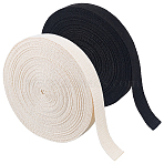 2 Rollls 2 Colors Polycotton Ribbon, for Garment Accessories, Mixed Color, 3/4 inch(20mm), about 10.94 Yards(10m)/roll, 1 roll/color(SRIB-MA0001-06A)