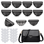 10 Bags Iron Purse Locks, DIY Purse Making Supplies, Triangle, Gunmetal, 30.5x52x11mm(FIND-NB0006-44B)