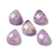 Natural Amethyst Cabochons, Faceted Teardrop, 12.5~13x8.5~9x4.5~5mm(G-G0001-B06)