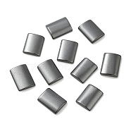 Synthetic Non-magnetic Hematite Cabochons, Rectangle, 14x10x2mm(G-K348-01B)