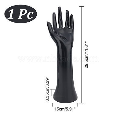 Пластиковый манекен для левой руки(ODIS-WH0329-22)-2