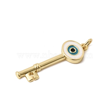 Brass Enamel Pendants(KK-H267-084G)-2