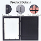 2 Sets 2 Colors Rectangle Wood Photo Frames with Hanging Hook(DIY-GA0005-70)-4