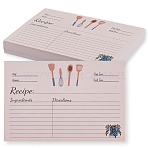 50Pcs Double-faced Writable Recipe Card, Craft Paper, Rectangle, Misty Rose, 150x100x0.3mm(DIY-WH20007-54)