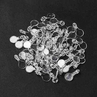 Balles plates en plastique à coller(KY-E013-01)-4