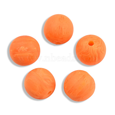 Frosted Resin Beads(RESI-N034-17-A04)-2