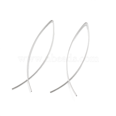 Minimalist Brass Earrings(EJEW-TA0010-01S)-2