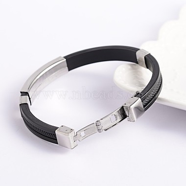 Trendy PU Leather Cord Bracelets(BJEW-E260-14F)-2