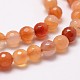 Natural Red Agate Beads Strands(G-G736-19-4mm)-3