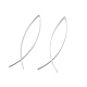 Minimalist Brass Earrings(EJEW-TA0010-01S)-2