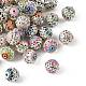 Brass & Alloy & Rhinestone Enamel Beads(RB-CBA973B-11D-P)-1