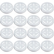 Aluminum Screw Cover, Scented Candle Lid, Flat Round, Butterfly Pattern, 71x13mm, Inner Diameter: 67mm(FIND-WH0126-116A)