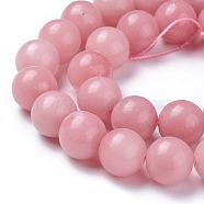 Natural Pink Opal Beads Strands, Round, 12mm, Hole: 1mm, about 32pcs/strand, 14.9 inch(38cm)(G-G772-01-A)