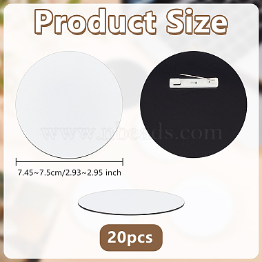 熱転写プラスチックブローチ(JEWB-WH0050-29A)-2