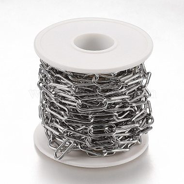 304 Stainless Steel Paperclip Chains(CHS-A006-01P)-3