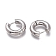 Tarnish Resistant 201 Stainless Steel Huggie Hoop Earrings(EJEW-O095-05-14)-2