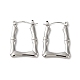 304 Stainless Hoop Earrings for Women(EJEW-Z026-36P)-1