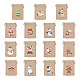 Kissitty 30Pcs 15 Styles Rectangle Jute Cloth Storage Pouches(ABAG-KS0001-03)-1