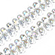 Chapelets de perles en verre transparent électrolytique(EGLA-S193-06)-1