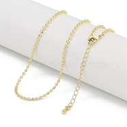 Rack Plating Brass Ball Chain Necklaces for Women, Long-Lasting Plated, Lead Free & Cadmium Free, Real 18K Gold Plated, 15.43x0.08 inch(39.2x0.2cm)(NJEW-K382-02G)