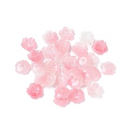 Shell Powder Beads, Flower, Pink, 10x2.5mm, Hole: 1.2mm(BSHE-L038-01B)