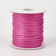 Eco-Friendly Korean Waxed Polyester Cord, Camellia, 1.5mm, about 169.51~174.98 Yards(155~160m)/Roll(YC-P002-1.5mm-1151)