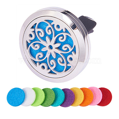 Mixed Color Flat Round Stainless Steel Decoration
