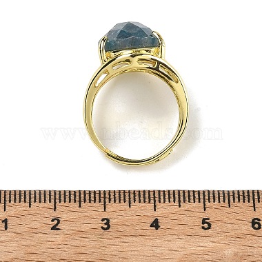 真鍮製のカフスオープンリング(RJEW-D347-03G-17)-5