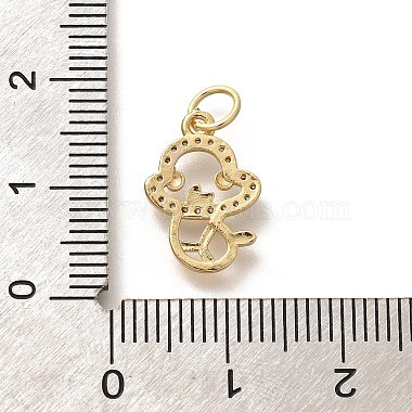 Rack Plating Brass Micro Pave Cubic Zirconia Pendants(KK-H508-28G-09)-3