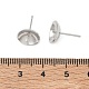 Brass Stud Earring Findings(KK-A300-29D-P)-3