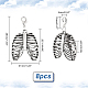 Alloy Rib Skeleton Pendants Decoration(HJEW-PH01451)-2