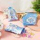 Flower Thank You Polyester Satin Storage Drawstring Bags(ABAG-TAC0005-09C)-7