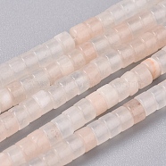 Natural Pink Aventurine Beads Strands, Flat Round/Disc, 4x2mm, Hole: 0.7mm, about 154pcs/strand, 15.43 inch(39.2cm)(G-F631-A33)