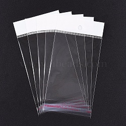 Cellophane Bags, 16.5x8cm, Unilateral Thickness: 0.035mm, Inner Measure: 12x8cm, Hole: 8mm(OPC025)