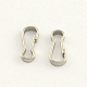304 Stainless Steel Keychain Clasp Findings(STAS-R063-59)-1